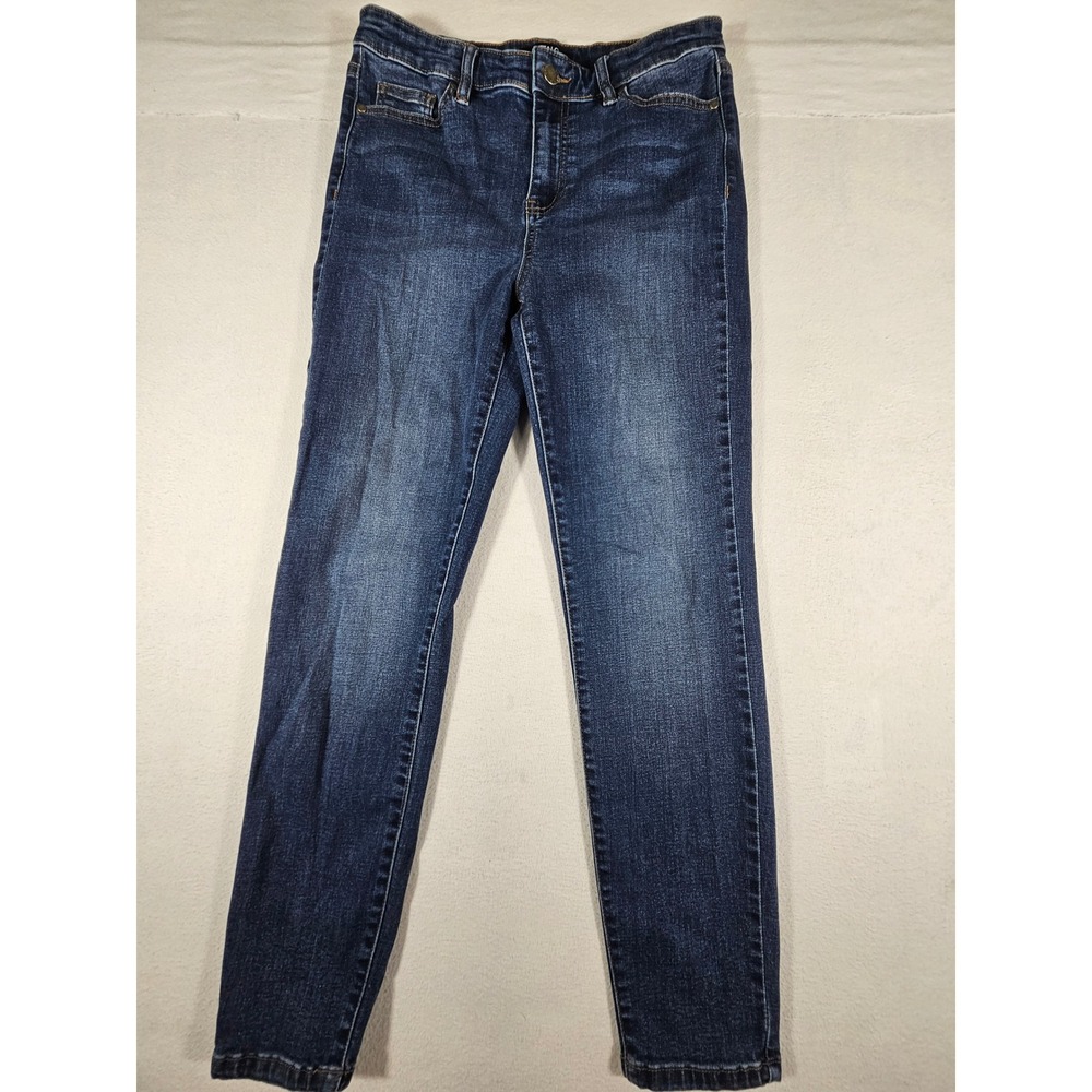 Buffalo David Bitton Mollie High Rise Skinny Jeans Dark Wash Stretch Size 6/28